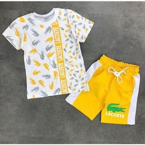 LACOSTE SHORT AND TSHIRT SET FOR KIDS